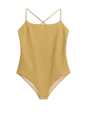 Glittery Swimsuit - Yellow