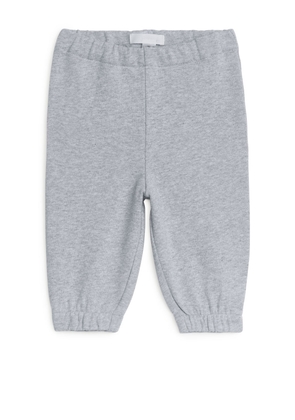 Cotton Terry Sweatpants - Grey