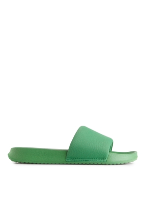 Soft Slide Sandals - Green