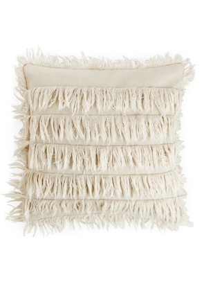 Linen Blend Cushion Cover - Beige