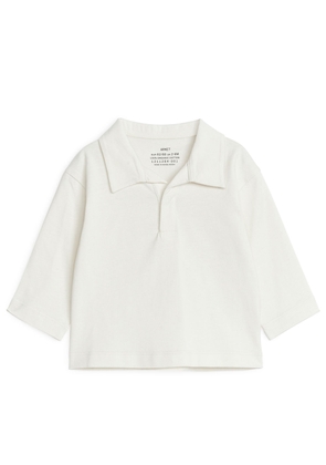 Cotton Polo Shirt - White