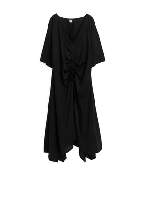 Midi Jersey Dress - Black