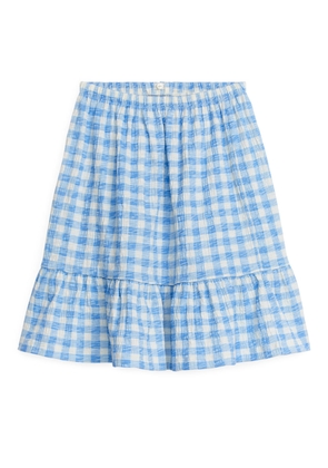 Tiered Skirt - Blue