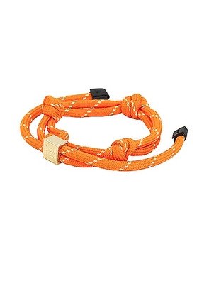 Miu Miu Nastro Bracelet in Arancio - Orange. Size all.