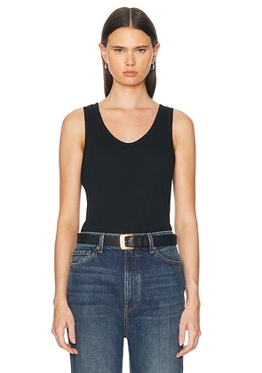 Eterne Loose Tank Top in Black - Black. Size L (also in M, S, XL, XS).