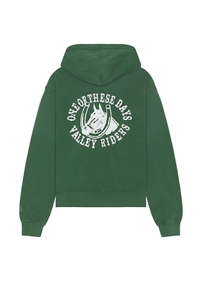 ONE OF THESE DAYS Valley Rider in Washed Forest Green - Green. Size L (also in M, S, XL/1X).
