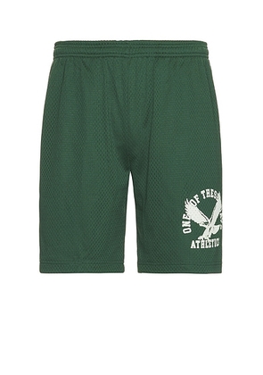ONE OF THESE DAYS Athletic Short in Forest Green - Green. Size L (also in M, S, XL/1X).