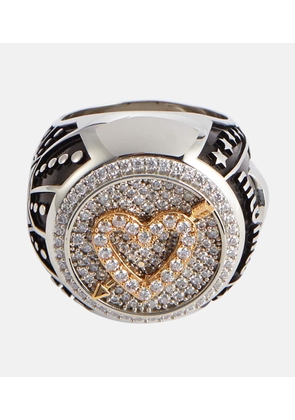 Miu Miu Crystal-embellished ring