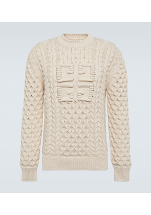 Givenchy 4G cable-knit cotton-blend sweater