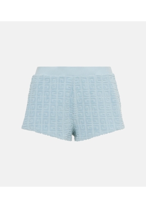 Givenchy Plage 4G cotton-blend terry shorts