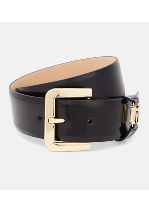 Max Mara Newglossy40 leather belt