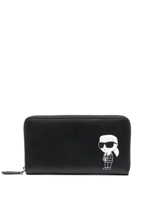 Karl Lagerfeld Ikonik 2.0 leather purse - Black