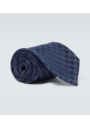 Gucci GG silk twill tie