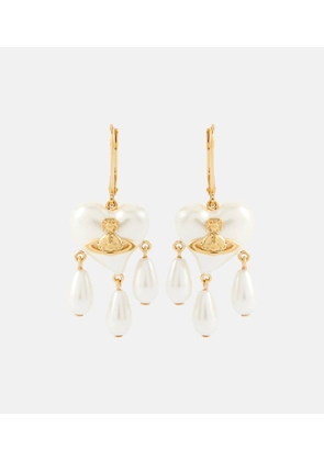 Vivienne Westwood Sheryl Orb embellished drop earrings