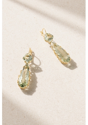 Ileana Makri - Crown 18-karat Gold Amethyst Earrings - One size