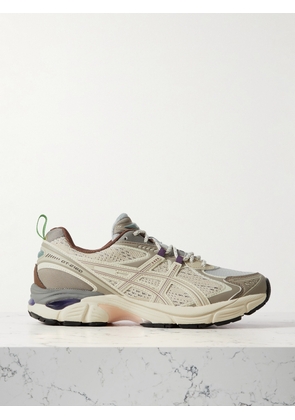 Asics - + Wood Wood Gt-2160 Faux Leather And Rubber-trimmed Mesh Sneakers - Gray - UK 2.5,UK 3,UK 3.5,UK 4,UK 4.5,UK 5,UK 5.5,UK 6,UK 6.5,UK 7,UK 7.5,UK 8,UK 8.5,UK 9,UK 9.5