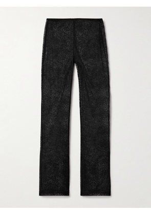 Skin - Logan Recycled-lace Straight-leg Pants - Black - x small,small,medium,large,x large