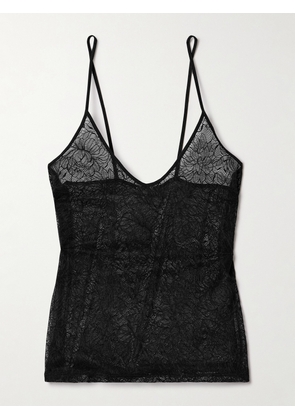Skin - Lindsay Recycled-lace Camisole - Black - x small,small,medium,large,x large