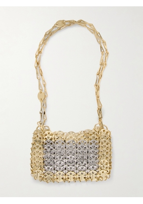 Rabanne - 1969 Nano Chainmail Shoulder Bag - Gold - One size