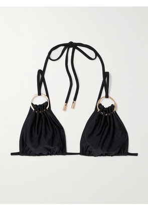 Cult Gaia - Golda Embellished Bikini Top - Black - xx small,x small,small,medium,large,x large