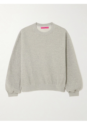 The Elder Statesman - Cotton And Cashmere-blend Jersey Sweatshirt - Gray - x small,small,medium,large