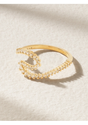 Yvonne Léon - Bague Vague Surf 18-karat Gold Diamond Ring - 5,6,7