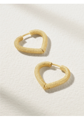Carolina Bucci - Cuore Huggy 18-karat Gold Hoop Earrings - One size