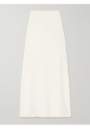 LESET - Rio Stretch-ponte Maxi Skirt - White - x small,small,medium,large,x large