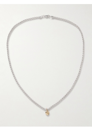Loren Stewart - Gordita Sterling Silver And Gold-plated Necklace - White - One size