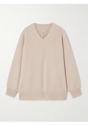 Brunello Cucinelli - Ribbed Cashmere Sweater - Neutrals - x small,small,medium,large