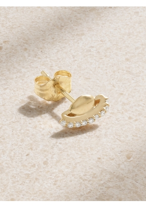 Alison Lou - Planet 14-karat Gold Diamond Single Earring - One size