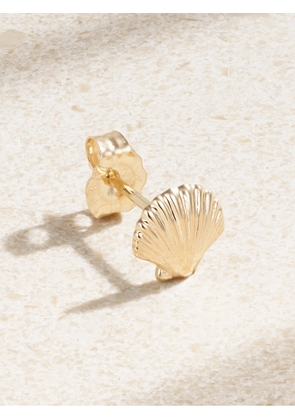 Alison Lou - Seashell 14-karat Gold Earring - One size