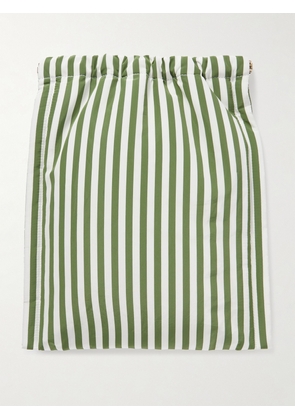 CARVEN - Striped Shell Tote Bag - Green - One size