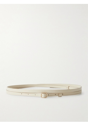 CARVEN - Leather Belt - Off-white - FR36,FR38,FR40