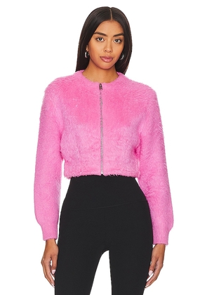 Aztech Mountain Linda Silk N' Cashmere Jacket in Pink. Size XS/S.