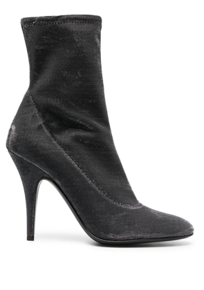 Giuseppe Zanotti Felicienne metallic ankle boots - Grey