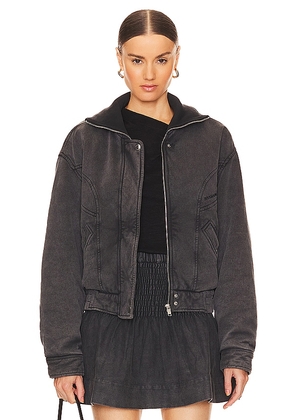 Isabel Marant Etoile Parveti Jacket in Black. Size 36/4.