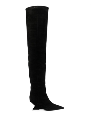 The Attico Cheope thigh-high boots - Black