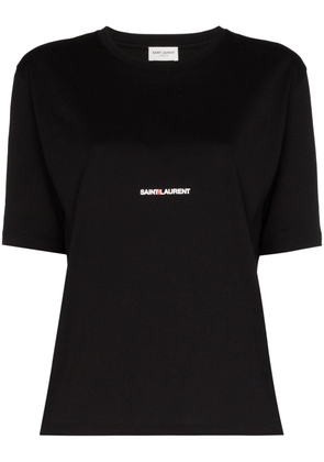 Saint Laurent logo print T-shirt - Black