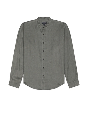 Club Monaco Linen Shirt in Grey. Size M, S, XL/1X.