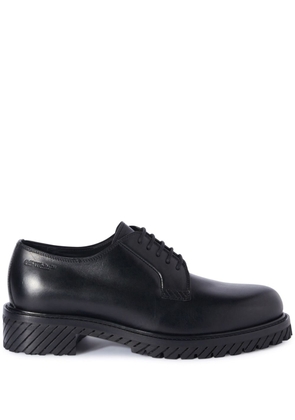 Off-White Military leather derby shoes - Black