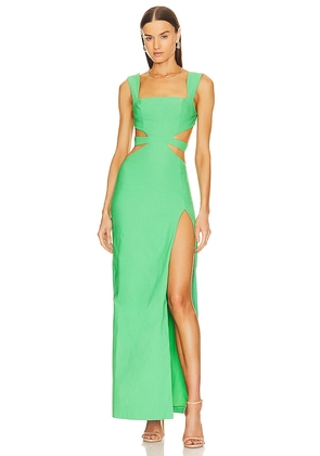 Michael Costello x REVOLVE Sadie Gown in Green. Size S, XL.