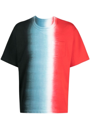 sacai tie dye-print cotton T-shirt - Multicolour