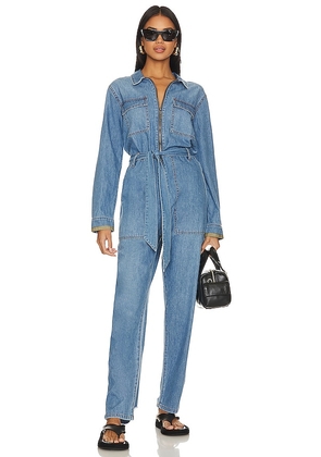 One Teaspoon Claudia Jumpsuit in Blue. Size S.