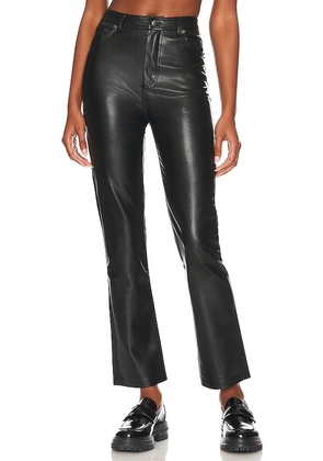 Steve Madden Josie Faux Leather Pant in Black. Size 28.
