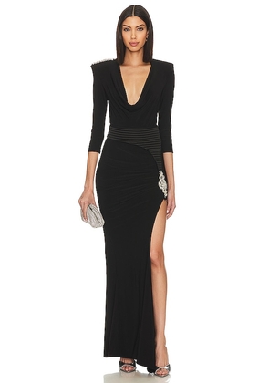 Zhivago Riot's Hope Gown in Black. Size 8.