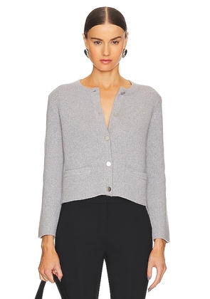 Theory Classic Knit Jacket in Grey. Size S, XS.