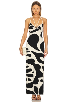 The Wolf Gang Noemi Maxi Dress in Black. Size S, XL, XS.