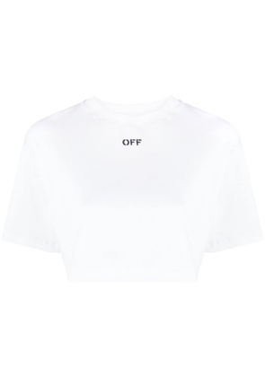 Off-White Off-Stamp cropped T-shirt