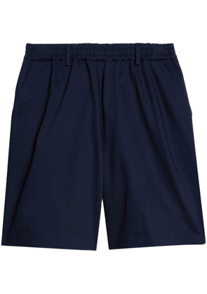 AMI Paris cotton bermuda shorts - Blue